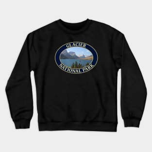 Saint Mary Lake at Glacier National Park in Montana Crewneck Sweatshirt